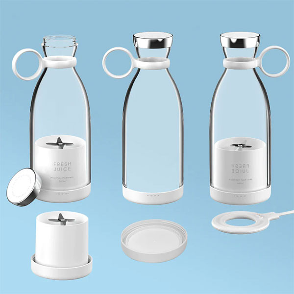 شیکر قابل حمل Fresh Juice مدل Mini Fruit Blender با ظرفیت 350 میلی لیتر