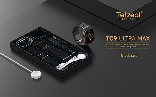 ساعت هوشمند Telzeal TC9 Ultra Max (3 بند در 1)