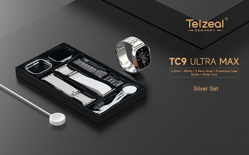 ساعت هوشمند Telzeal TC9 Ultra Max (3 بند در 1)