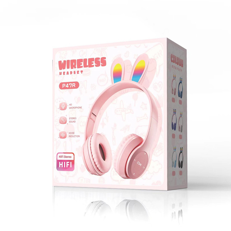 هدفون خرگوشی دخترانه مدل P47R