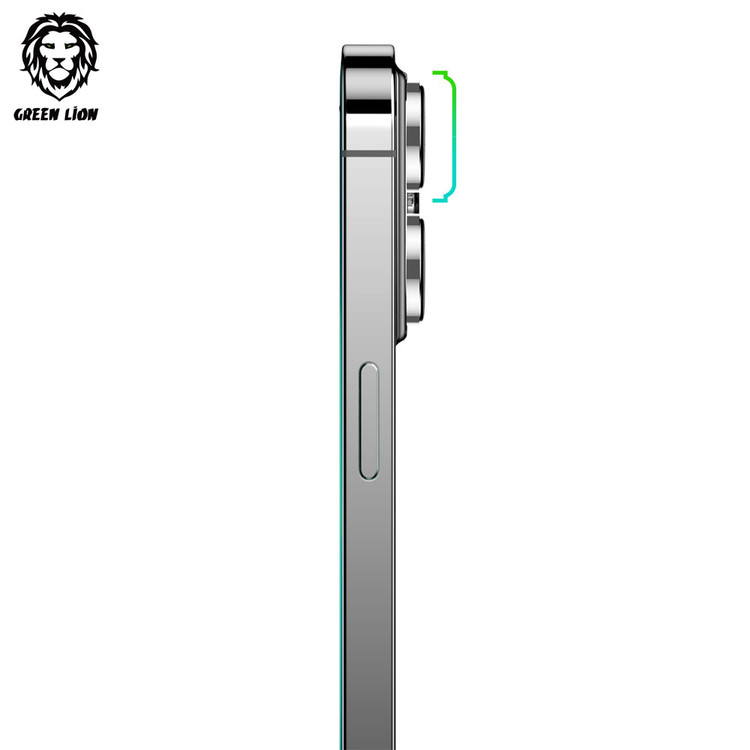 محافظ لنز دوربین گرین لاین مدل HDplus مناسب برای گوشی موبایل اپل iphone 13pro/13pro max