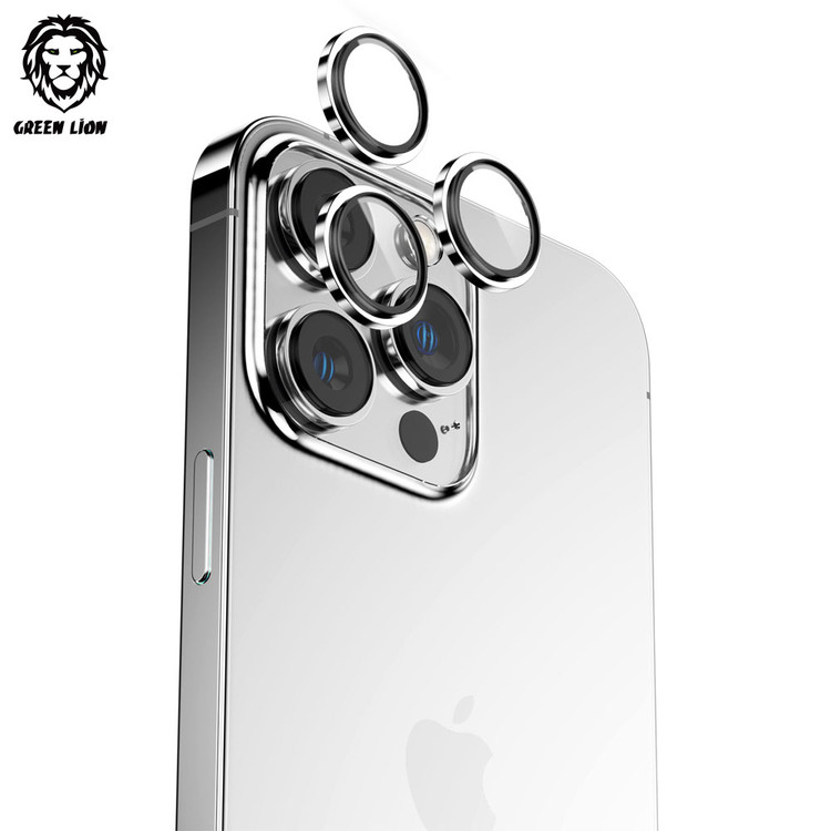 محافظ لنز دوربین گرین لاین مدل HDplus مناسب برای گوشی موبایل اپل iphone 13pro/13pro max