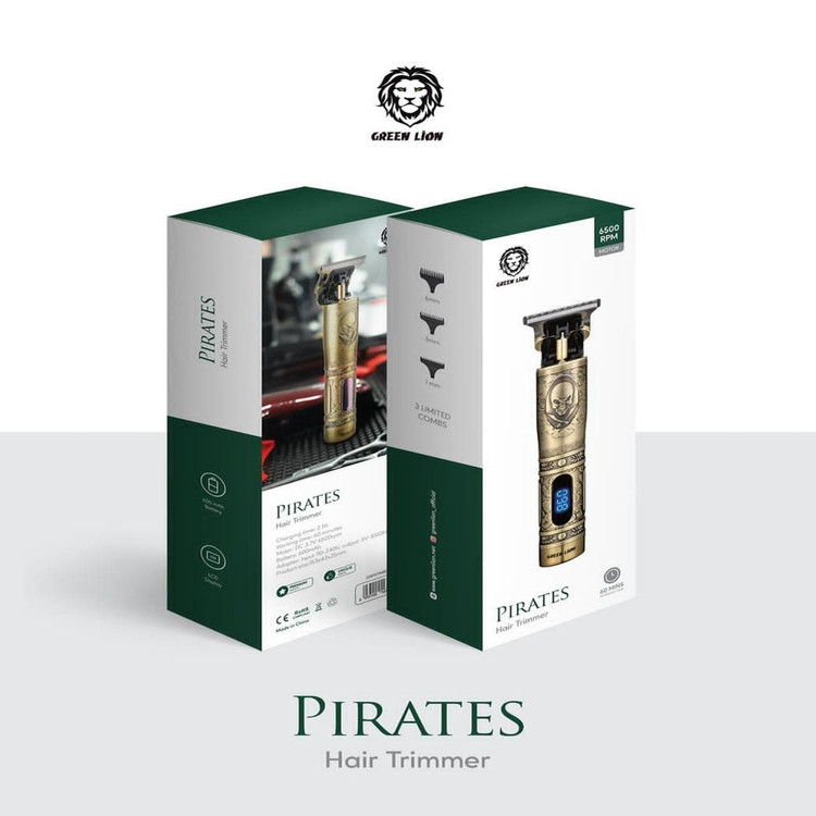 دستگاه اصلاح مو گرین Green Pirates Hair Trimmer GNPHTMRGD