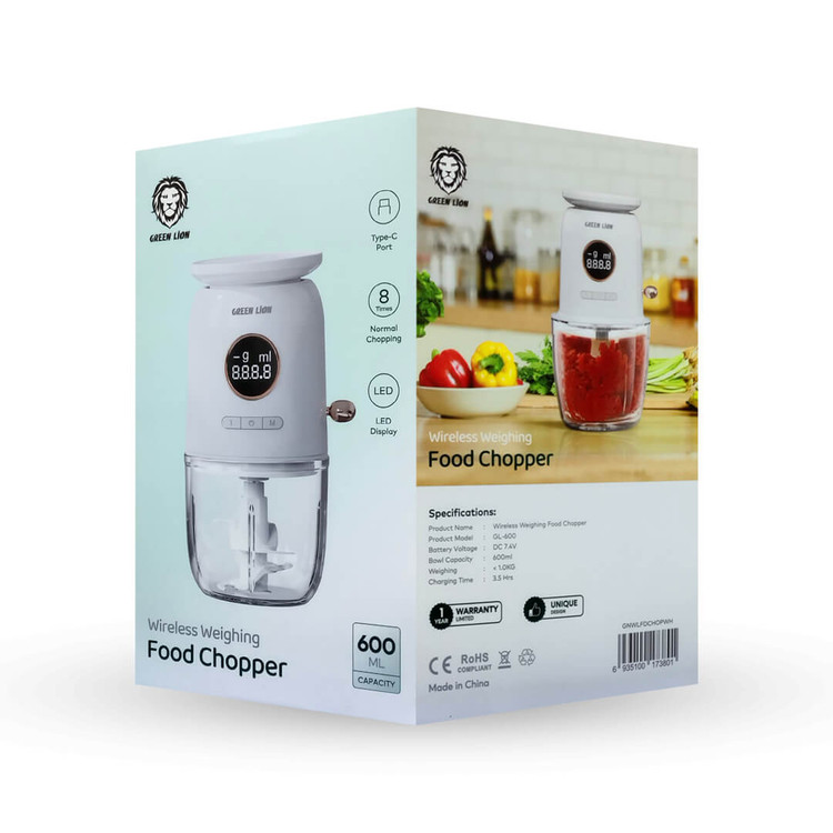 خردکن و ترازو بی سیم مواد غذایی گرین Green Wireless Weighing Food Chopper