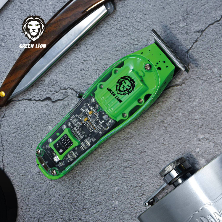 ماشین اصلاح سر گرین لیون مدل Green Lion Transparent Pro Hair Trimmer GNTPROTMRGN