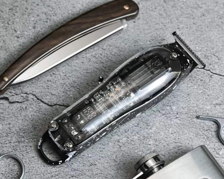 ماشین اصلاح سر گرین لیون مدل Green Lion Transparent Pro Hair Trimmer GNTPROTMRGN