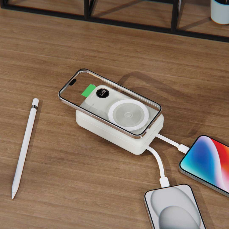 پاوربانک یکپارچه مگسیف20 هزار میلی آمپر گرین لاین 20000mAh PD 20W