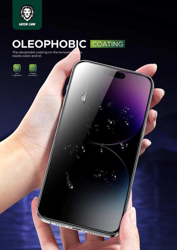 گلس حریم شخصی iPhone 15 Pro مارک Green Lions