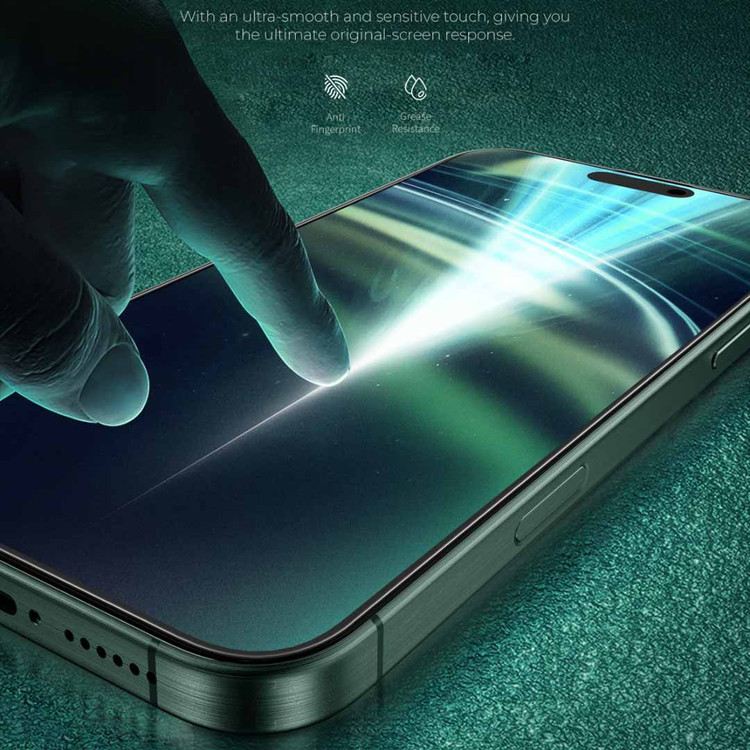 گلس گرین لاین پرایویسی برای iphone 16 promax مدل steve privacy