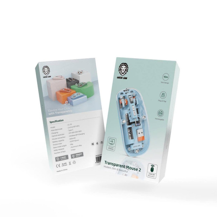 ماوس گرین لاین مدل 2 Transparent Mouse