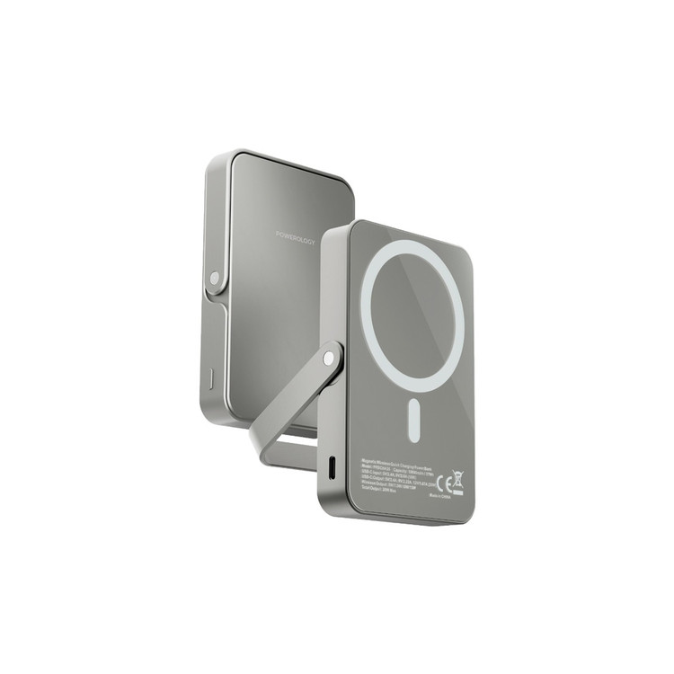 پاوربانک پاورولوژی مدل Powerology 10000mAh MagSafe Power Glass Surface
