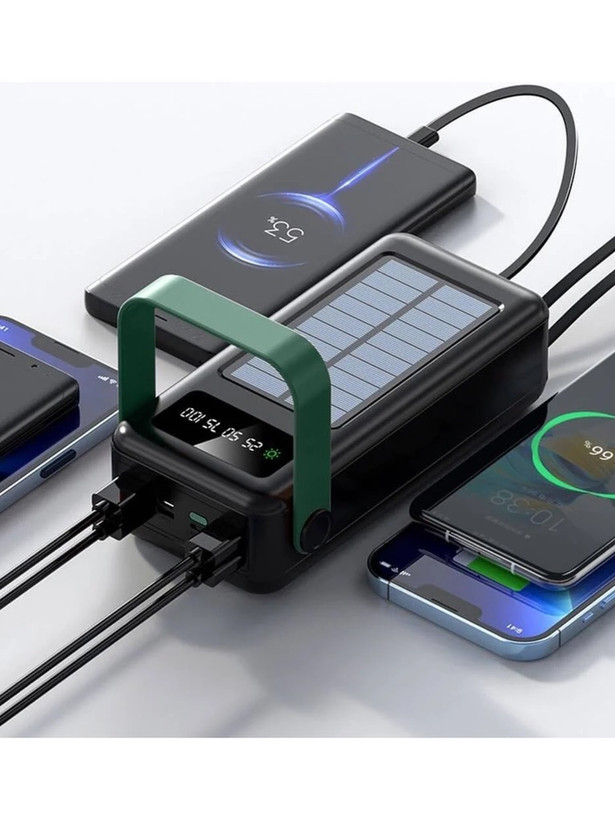 پاوربانک خورشیدی 80 هزار میلی آمپر گرین لاین مدل GNSLRPB80K – Solar Max