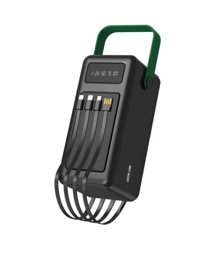پاوربانک خورشیدی 80 هزار میلی آمپر گرین لاین مدل GNSLRPB80K – Solar Max