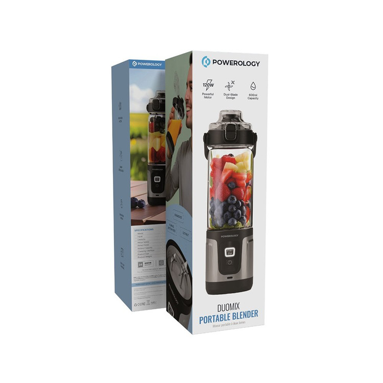 مخلوط کن و بلندر پاورولوژی Powerology Duomix Portable Blender ظرفیت 600 ml